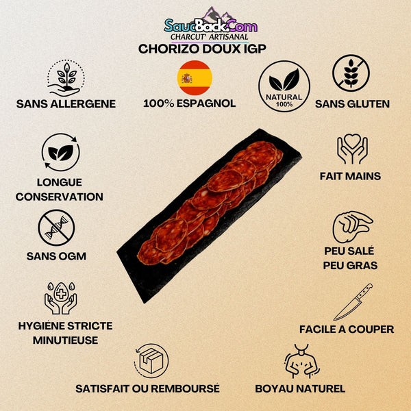 Chorizo Doux IGP 100%Naturel 280g
