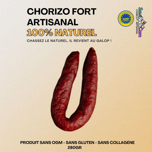 Chorizo Fort IGP 100%Naturel 280g