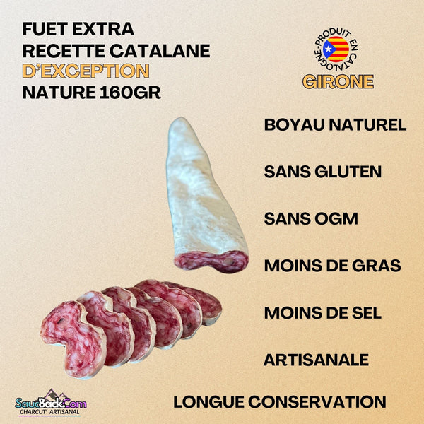 Fuet Catalan Artisanal Premium 160g