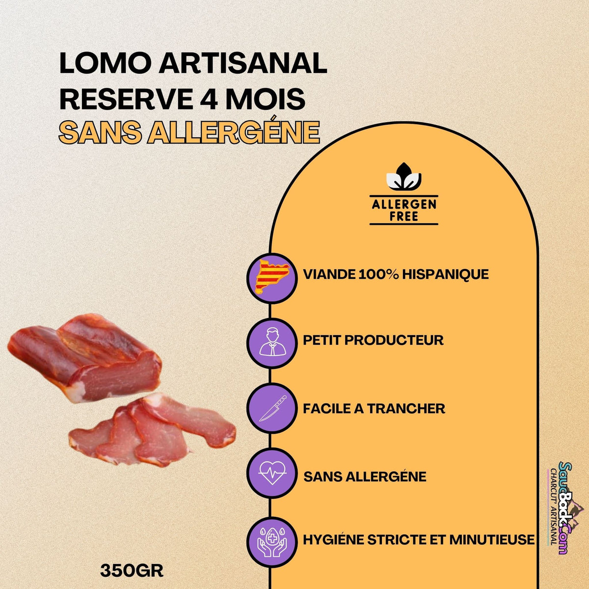 Lomo Réserve Artisanal +4 Mois d'Affinage 350g