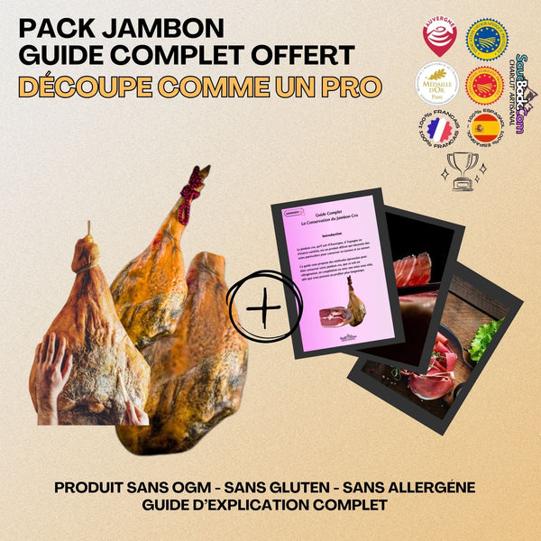 Pack Jambon + Ebook OFFERT "L'art de la Découpe comme un Pro"