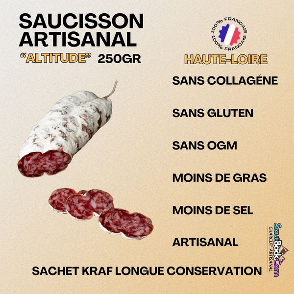 Saucisson Artisanal "Altitude" 250g