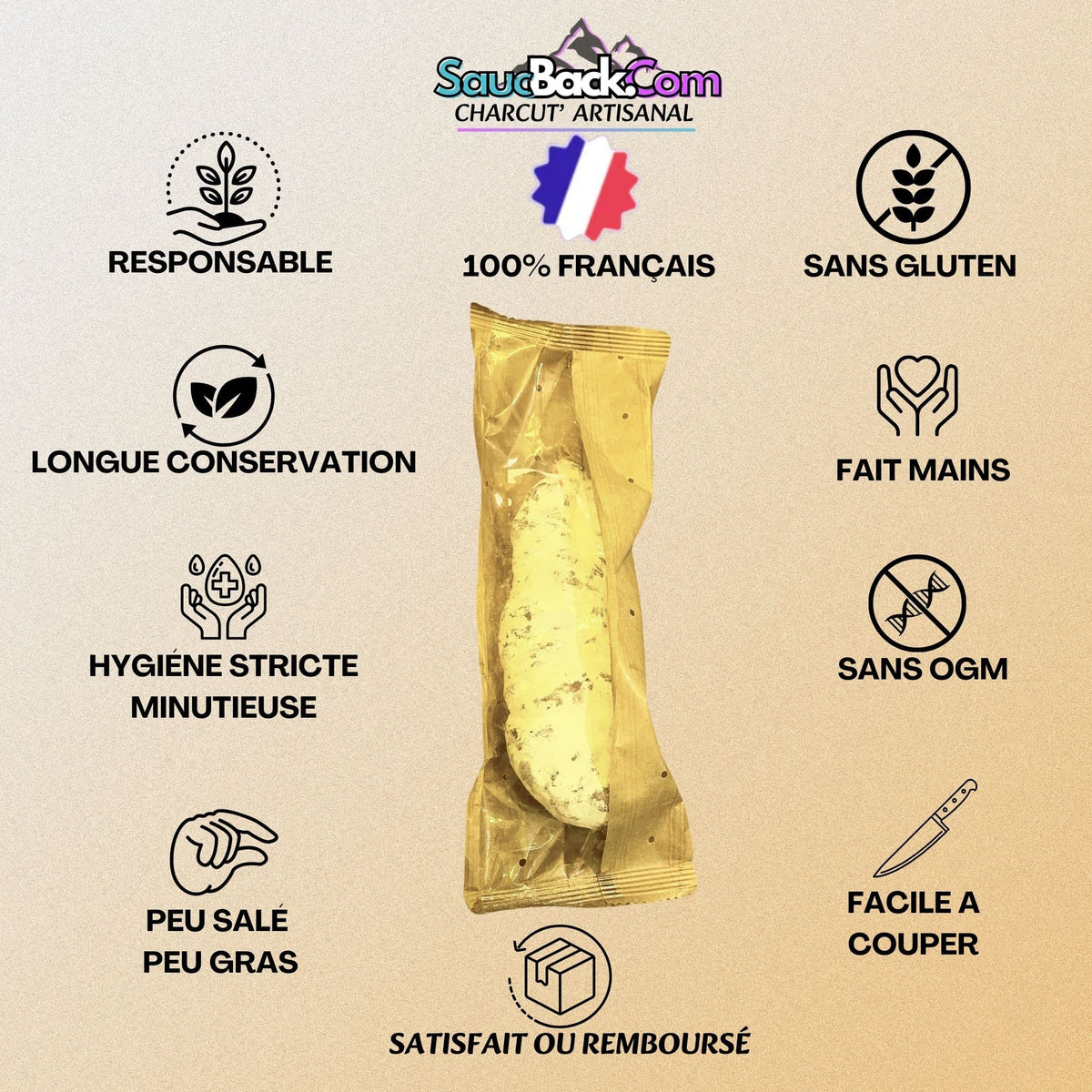 Saucisson Artisanal "Altitude" 250g