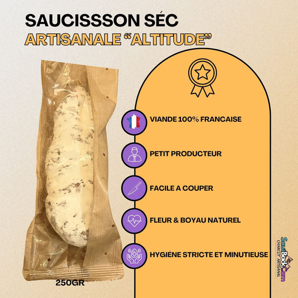 Saucisson Artisanal "Altitude" 250g