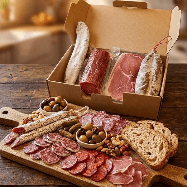 Box Charcuterie Fine – 4 spécialités - SaucBack.Com