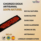 Chorizo Doux IGP 100%Naturel 280g - SaucBack.Com