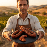 Chorizo Fort Artisanal Pur Porc 100% Naturel IGP - SaucBack.Com