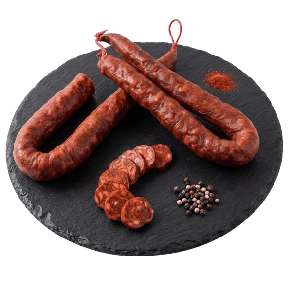 Chorizo Fort Artisanal Pur Porc 100% Naturel IGP - SaucBack.Com