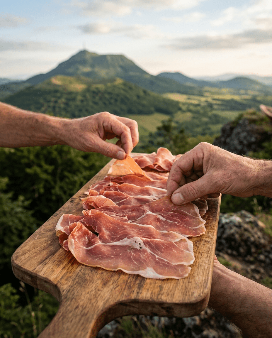 Jambon d'Auvergne Désossé 14 mois - SaucBack.Com