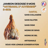 Jambon d'Auvergne IGP 9 Mois Artisanal +6kg - SaucBack.Com
