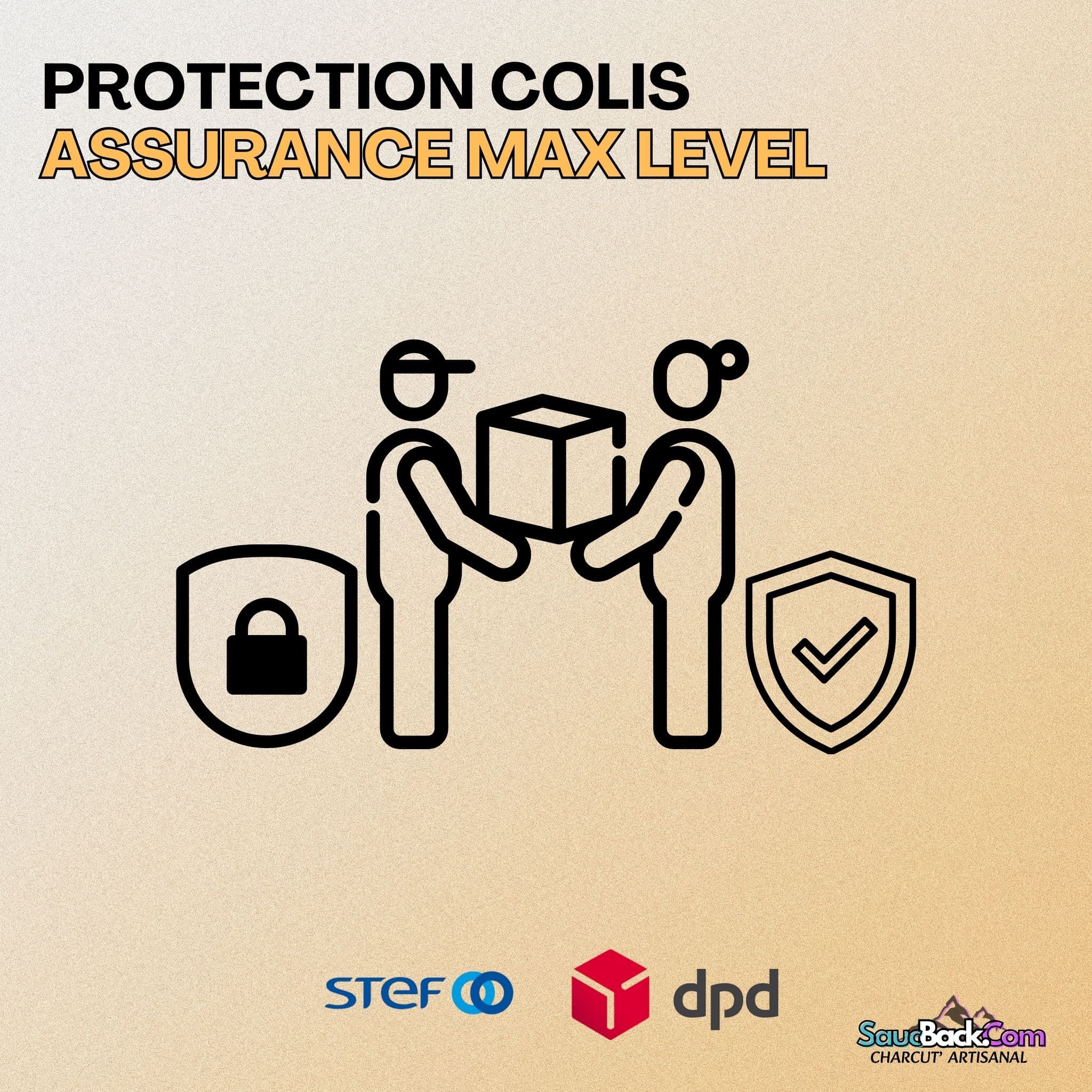 Livraison Premium avec Assurance (Vol, Casse, Produit abimés... ) - SaucBack.Com