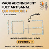 PACK ABONNEMENT FUET ARTISANAL 10+3 GRATUITS AUX CHOIX - SaucBack.Com