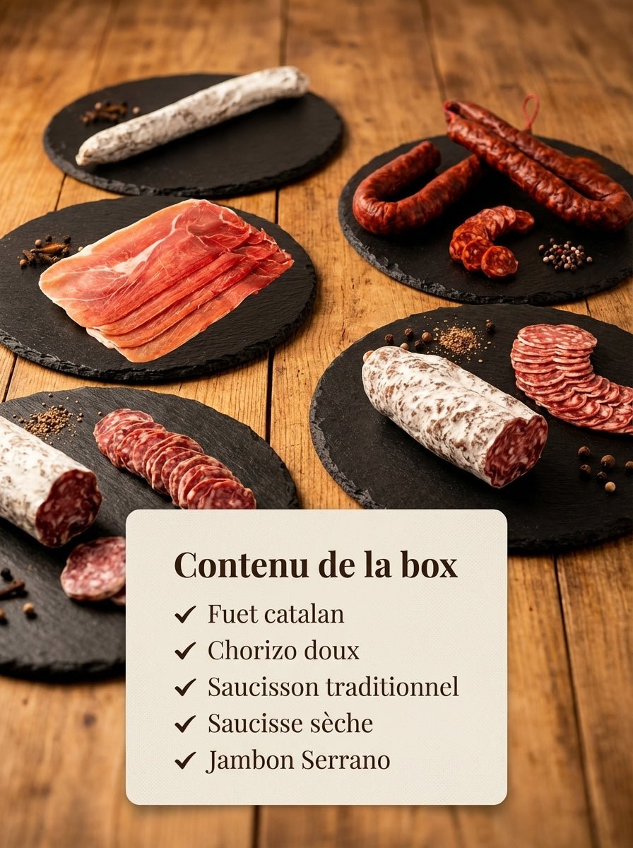 Pack Apéro du Terroir – 5 spécialités de charcuterie artisanale – 1,08kg - SaucBack.Com