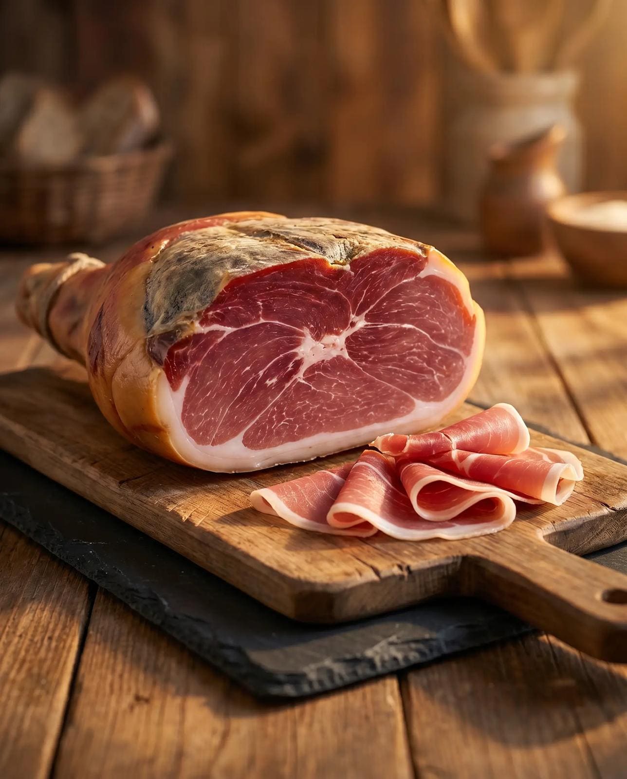 Jambon d'Auvergne IGP Désossé 5,5kg Affiné 9 Mois
