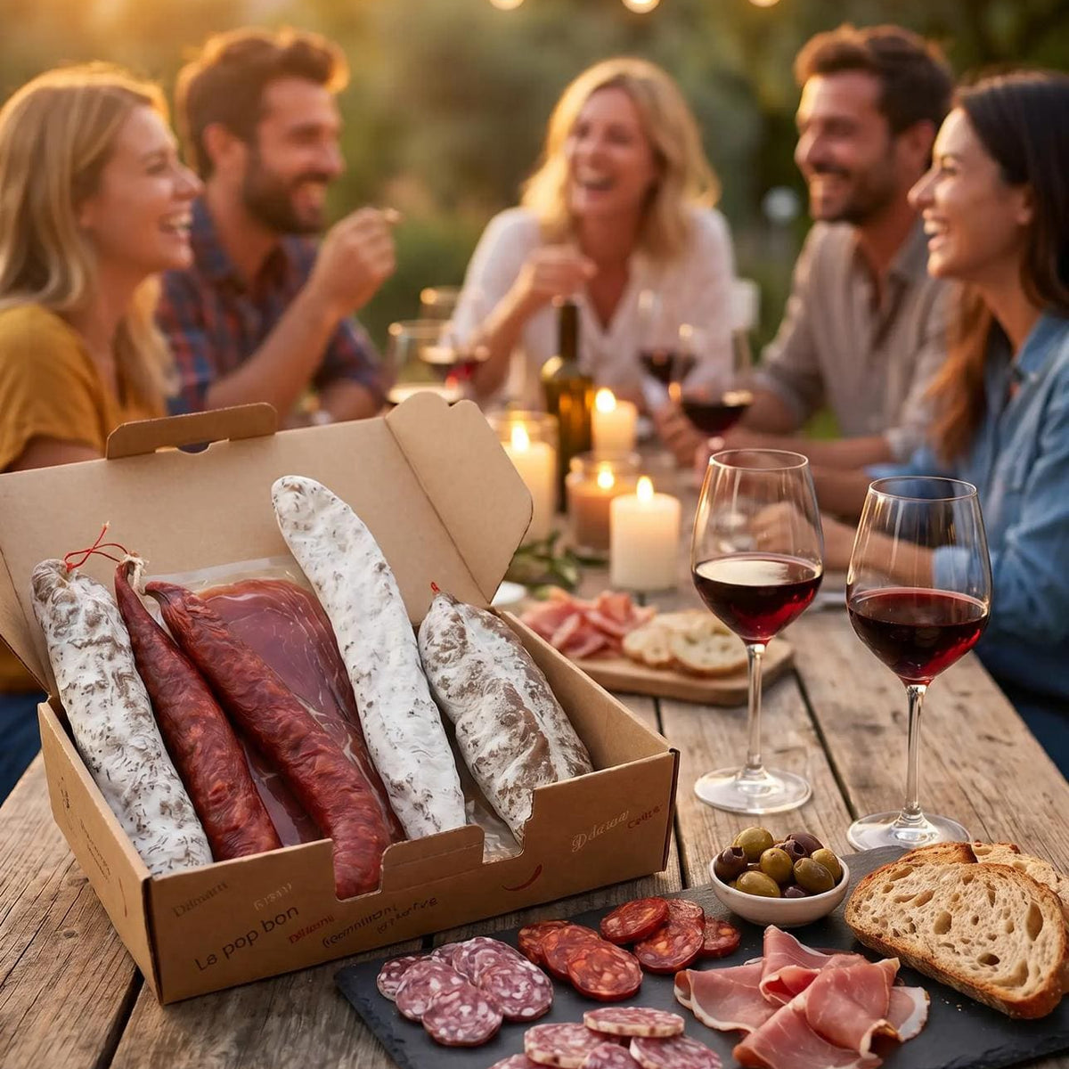 Box Apéro Terroir – 5 Charcuteries Artisanales France & Espagne