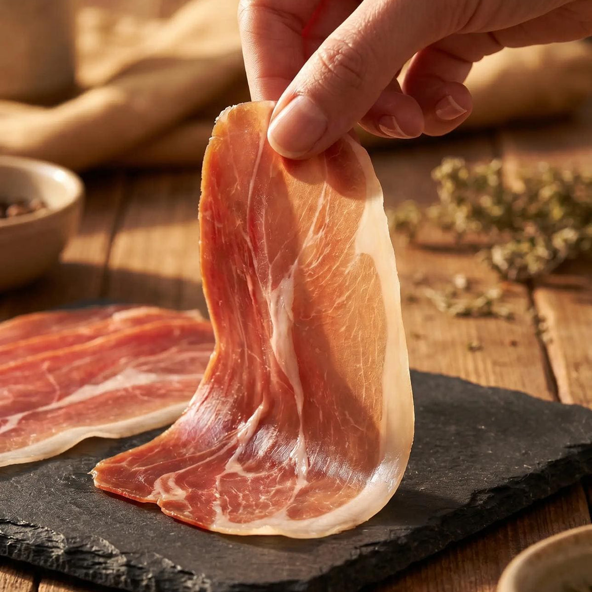 Jambon Tranché IGP 100g Affiné 12 Mois | SaucBack