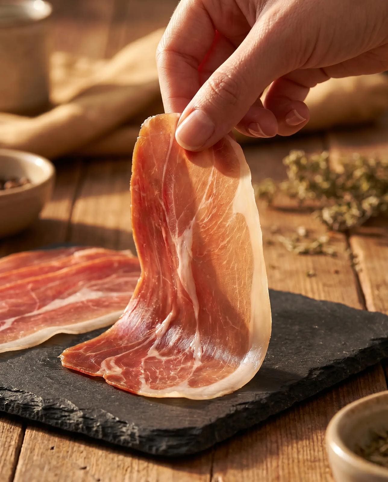 Sliced Ham PGI 100g Matured 12 Months | SaucBack