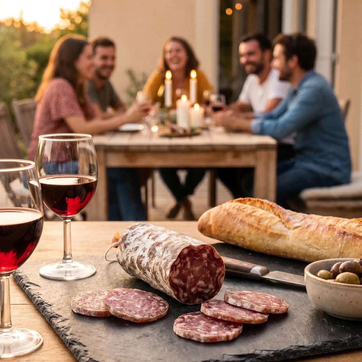 Saucisson Sec Artisanal 300g – Charcuterie Française Fait Main