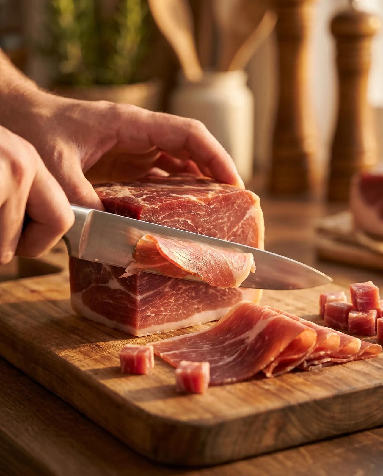 Jambon Serrano IGP Taco 500g Affiné 12 Mois | SaucBack